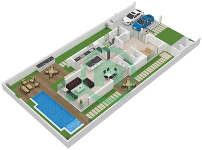 The Acres Estates - 3 Bedroom Villa Type D Floor plan