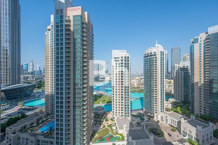 2 Bedroom Apartment for Sale in Downtown Dubai, Dubai - Burj & Fountain View | Vacant | High Floor