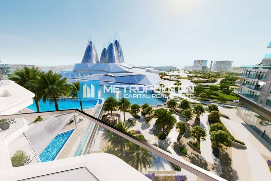 Zayed Museum View | 3BR+M w/ Balcony | Study Room