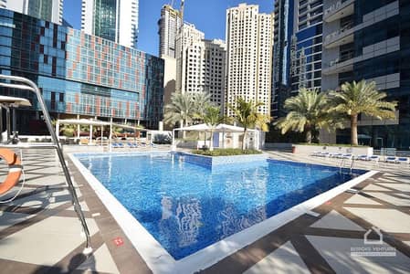 Studio for Rent in Dubai Marina, Dubai - Pool 2. jpg