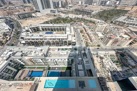 1 Bedroom Flat for Rent in Jumeirah Village Circle (JVC), Dubai - High Floor | Burj Al Arab View | Semi-Furnished