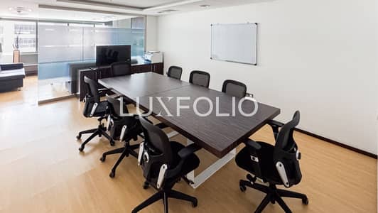 Office for Rent in Jumeirah Lake Towers (JLT), Dubai - NEAR METRO | FULLY FURNISHED | DMCC LICENSE