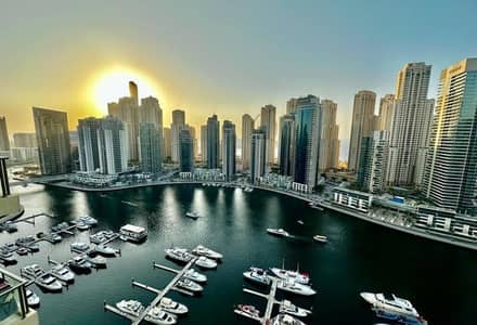 1 Bedroom Apartment for Rent in Dubai Marina, Dubai - Stunning Marina View ! 1BR ! High Floor