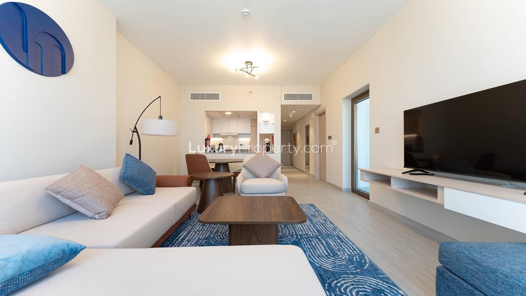 位于商业湾，Marble Arch Tower 1 卧室的公寓 175000 AED - 12924389