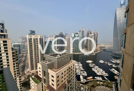 2 Bedroom Apartment for Rent in Dubai Marina, Dubai - Sea View | High Floor | Furnished