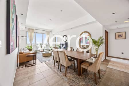 3 Bedroom Apartment for Rent in Palm Jumeirah, Dubai - High Floor | Fully Furnished | Sea View
