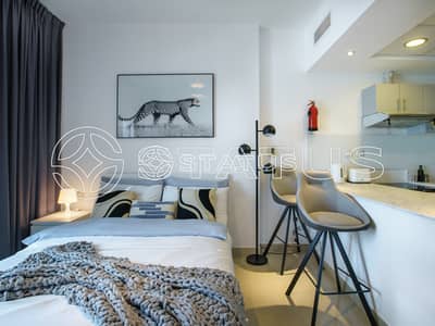 Studio for Sale in Dubai Sports City, Dubai - Furnishing Option | Mid Floor with City View