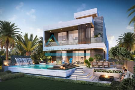 4 Cпальни Таунхаус Продажа в DAMAC Islands, Дубай - V55 Morocco - Rear. jpg