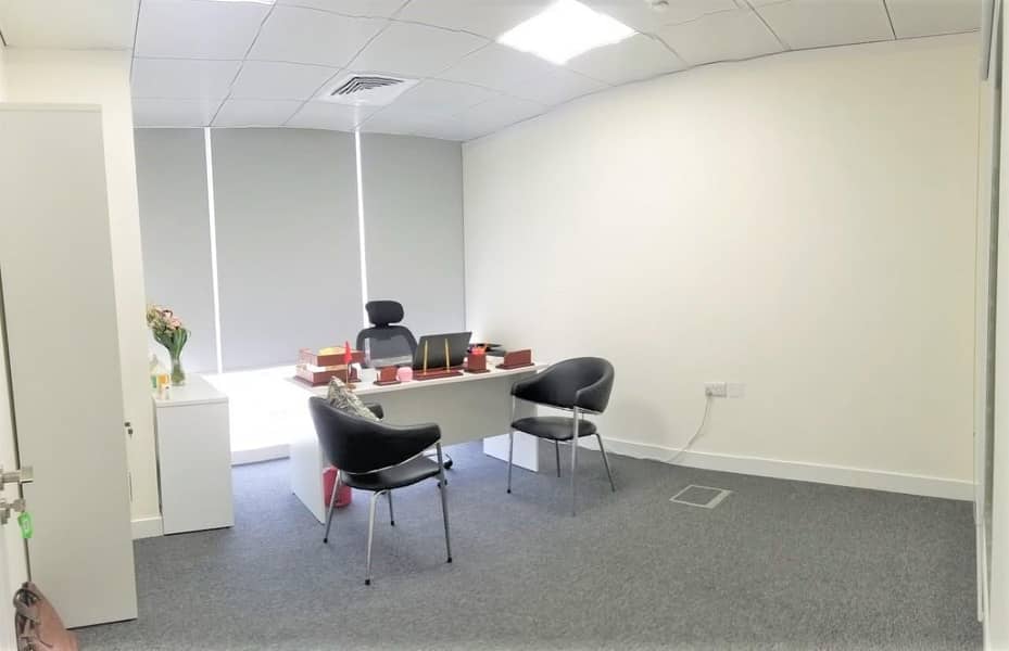 Fully furnished office for rent with features