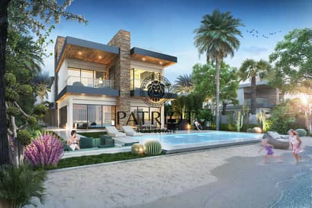 5 Bedroom Townhouse for Sale in DAMAC Lagoons, Dubai - VD1 Lagoon - Rear. jpg