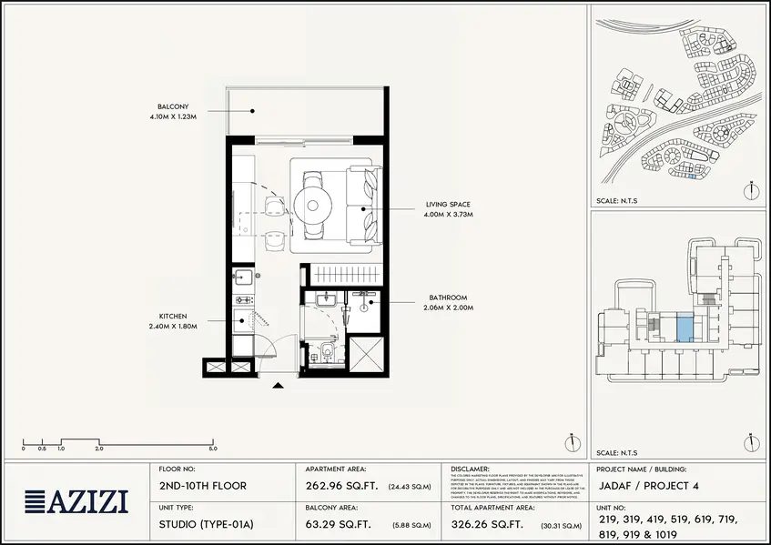 0 BR floor plan