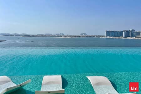 1 Bedroom Apartment for Rent in Dubai Harbour, Dubai - Furnished 1BR | High floor | Private Beach