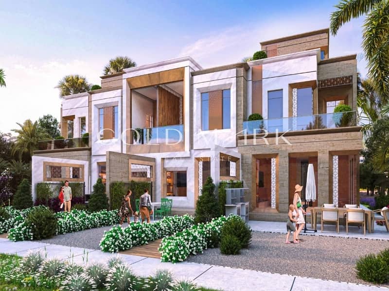 位于大马士革湖住宅，蒙特卡洛别墅 4 卧室的别墅 2800000 AED - 12931050
