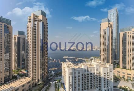 2 Bedroom Apartment for Rent in Dubai Creek Harbour, Dubai - Spacious 2BR | Burj Khalifa View | Chiller Free