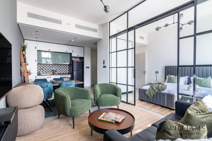 位于迪拜山庄，大众2.0公寓，群众2.0大厦B座 2 卧室的公寓 140000 AED - 10537703