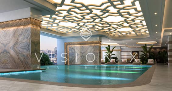 阿尔马扎尔街区， 夏尔迦 3 卧室单位待售 - Copy of 2-FF - Swimming Pool V02. jpg