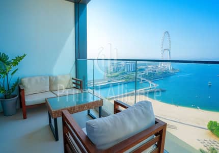 朱美拉海滩住宅（JBR）， 迪拜 2 卧室单位待租 - 位于朱美拉海滩住宅（JBR），朱美拉谦恭度假酒店和水疗中心，朱美拉门户1号大厦 2 卧室的公寓 385000 AED - 12928023