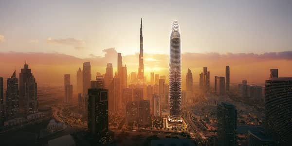 Студия Продажа в Дубай Даунтаун, Дубай - Skyblade Exterior-2. jpg
