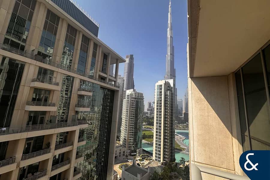 Upgraded | Burj & Fountain Views | Vacant
