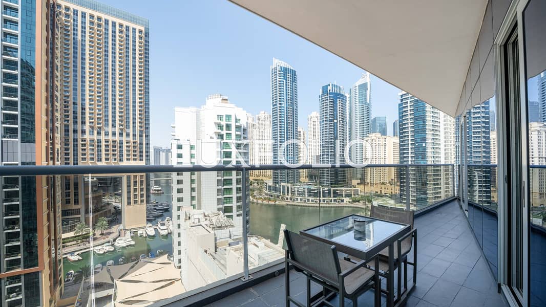 位于迪拜码头，奥拉港湾公寓 1 卧室的公寓 140000 AED - 12934477