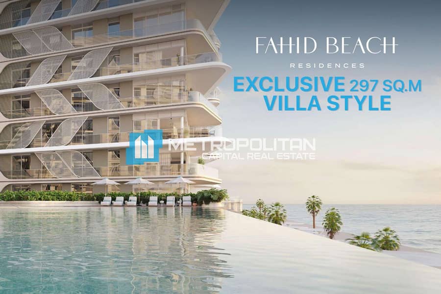 Sea View | Villa Style 3BR+M | 111 SQM Terrace