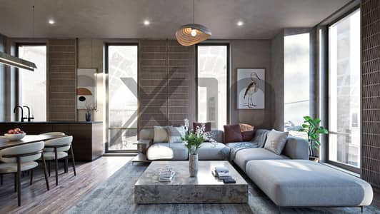世博城， 迪拜 2 卧室单位待售 - 241125_1BED_Living Space_A_300dpi. png