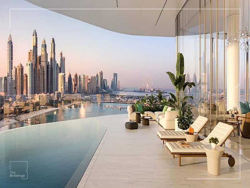 位于朱美拉棕榈岛，艾娃住宅 4 卧室的顶楼公寓 160000000 AED - 12757550