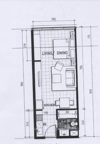 Studio for Sale in Dubai Land Residence Complex, Dubai - SKY STUDIO P1. jpg