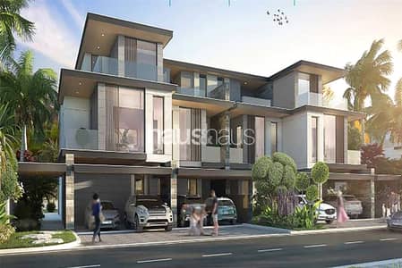 4 Bedroom Townhouse for Sale in DAMAC Lagoons, Dubai - Back to back | Genuine resale | Close to OP