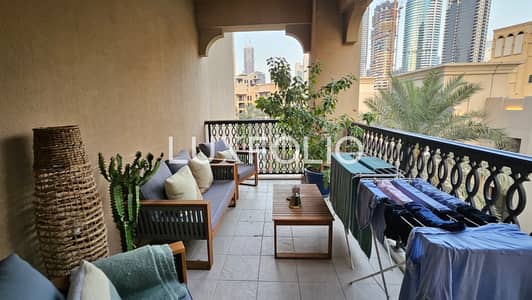 2 Bedroom Apartment for Sale in Downtown Dubai, Dubai - Study | Community View | Corner Unit