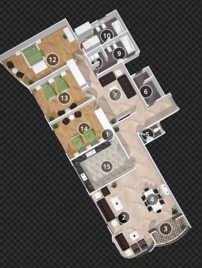 3 Bedroom Flat for Sale in Al Khan, Sharjah - IMG-20250927-WA0092. jpg