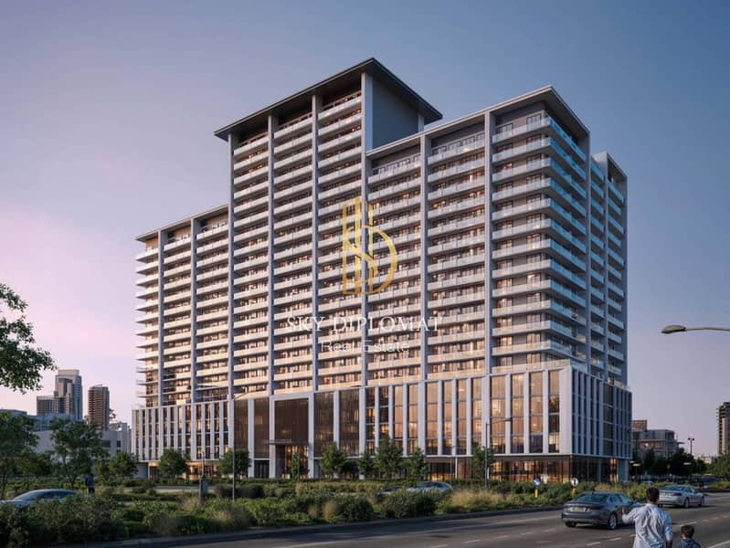 位于朱美拉环形村(JVC)，JVC第13区，Binghatti Amberhall 的公寓 690899 AED - 12939915