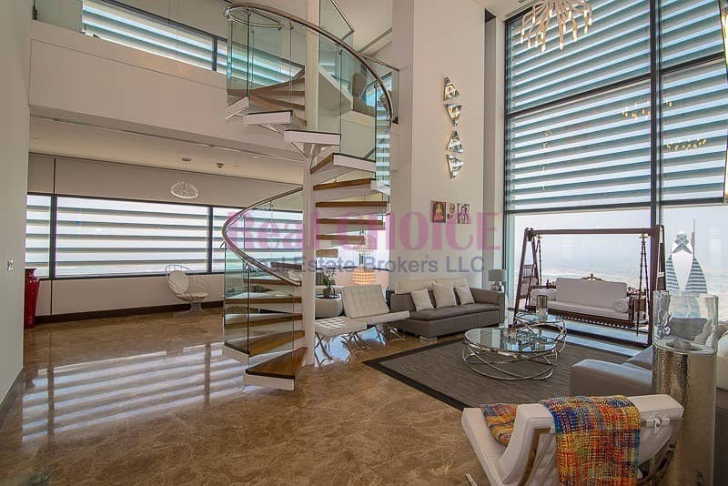 Fully Upgraded 4BR Plus Maids Luxuries Penthouse