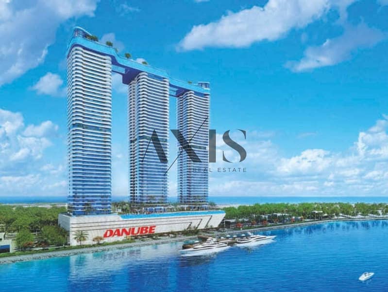 位于迪拜海港城，多瑙河畔海洋之城，海洋公馆2号 1 卧室的公寓 1789200 AED - 12940938