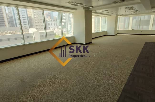 Fitted Office Space w/Glass partition|Al nasr St.