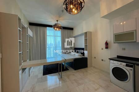 Studio for Rent in Business Bay, Dubai - Furnished | High Floor | Burj Khalifa View