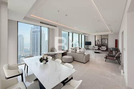 4 Bedroom Apartment for Sale in Dubai Creek Harbour, Dubai - Upgraded Penthouse | Stunning water and park Views