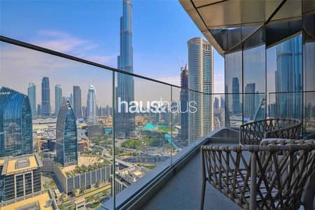 3 Bedroom Flat for Rent in Downtown Dubai, Dubai - Corner Layout | Vacant | Burj Khalifa Views |