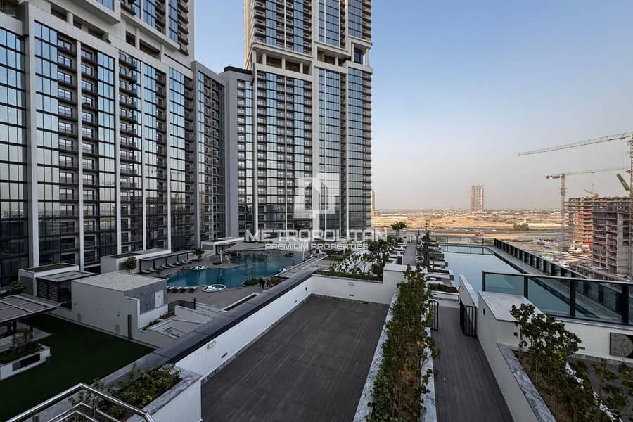 Luxury 2BR + Maids | Pool View | High Floor
