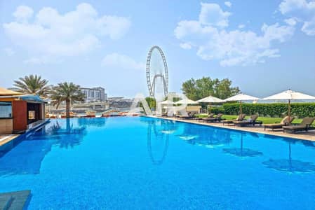 2 Bedroom Flat for Rent in Jumeirah Beach Residence (JBR), Dubai - Beach Access | High Floor | Sea Views