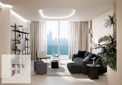 شقة 2 غرفة نوم للبيع في جزر دبي، دبي - 02 1BDRM Living. jpg