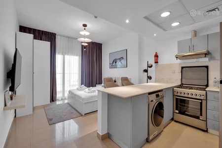 Studio for Sale in Dubai Sports City, Dubai - Furnishing Option | Mid Floor with City View