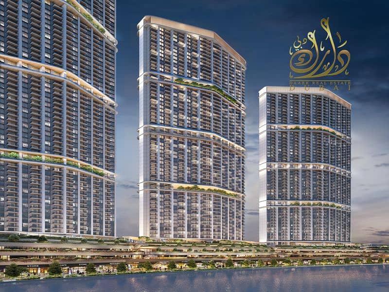 5 A6_DIMOND TOWER_CANAL SIDE_NIGHT VIEW_RENDER. jpg