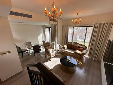 4 Bedroom Townhouse for Rent in DAMAC Hills, Dubai - Fully Furnished| Large Middle Unit|Extended Garden
