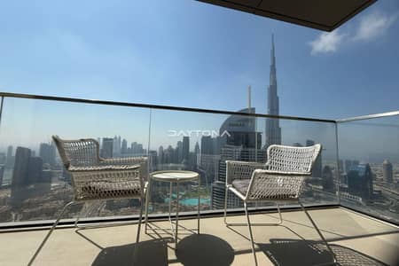 3 Bedroom Apartment for Rent in Downtown Dubai, Dubai - BURJ VIEW | FULLY FURNISHED | 4 CHEQUES | HIGH FLOOR
