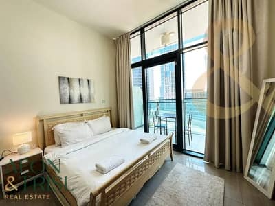1 Bedroom Flat for Rent in Business Bay, Dubai - Near Metro | Prime Location | Semi Furnished