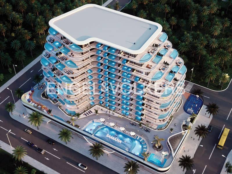 位于迪拜生产城(IMPZ)，萨马纳-波托菲诺 的公寓 600000 AED - 12949312
