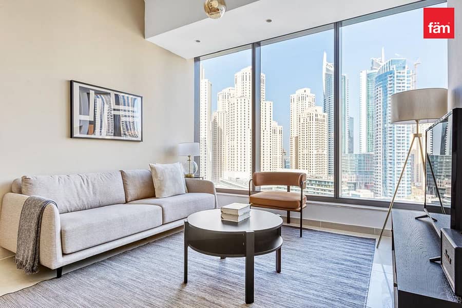 位于迪拜码头，置银大厦，置银大厦B座 1 卧室的公寓 105000 AED - 12949706