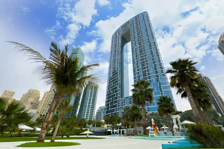 1 Bedroom Apartment for Rent in Jumeirah Beach Residence (JBR), Dubai - Fully Inclusive Rent | Marina and Partial Sea View