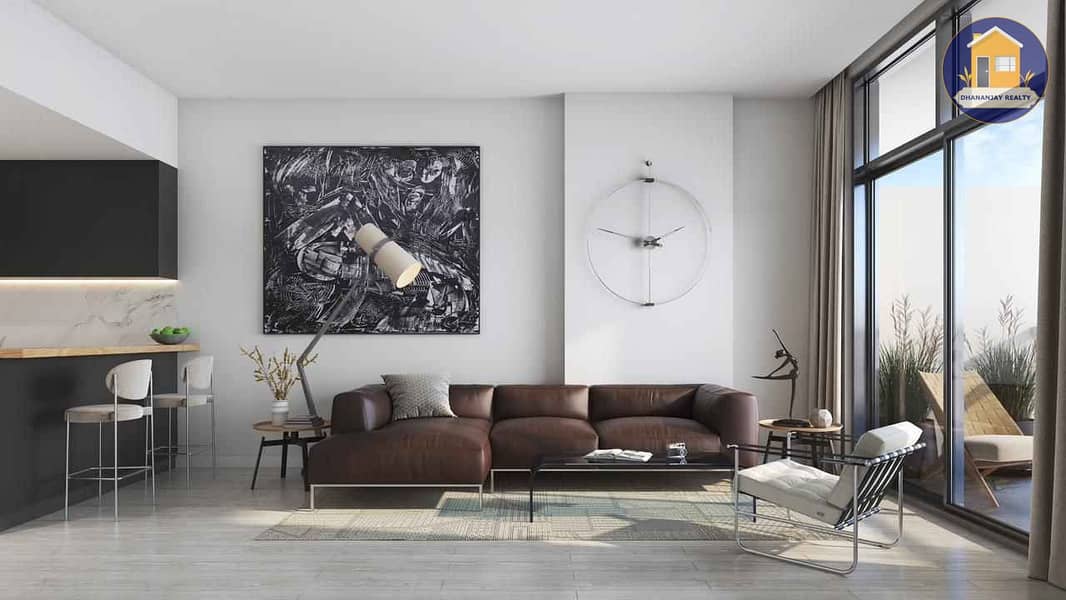3 Living room at Maison Elysee in JVC. jpg